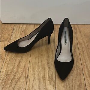 Karl Lagerfeld Black Classic Velvet Heels